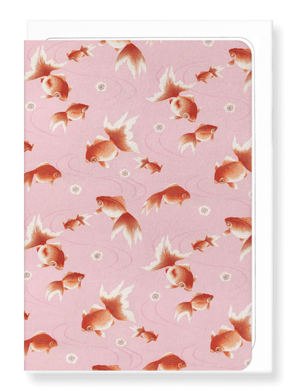 Ezen Designs - Goldfish Pattern (c.1930) - Greeting Card - Front