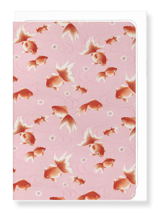 Ezen Designs - Goldfish Pattern (c.1930) - Greeting Card - Front