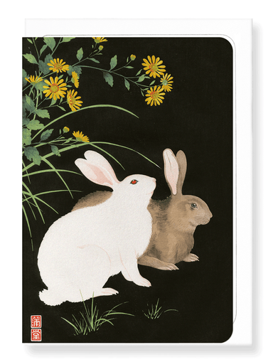 Ezen Designs - Two rabbits (1940) - Greeting Card - Front