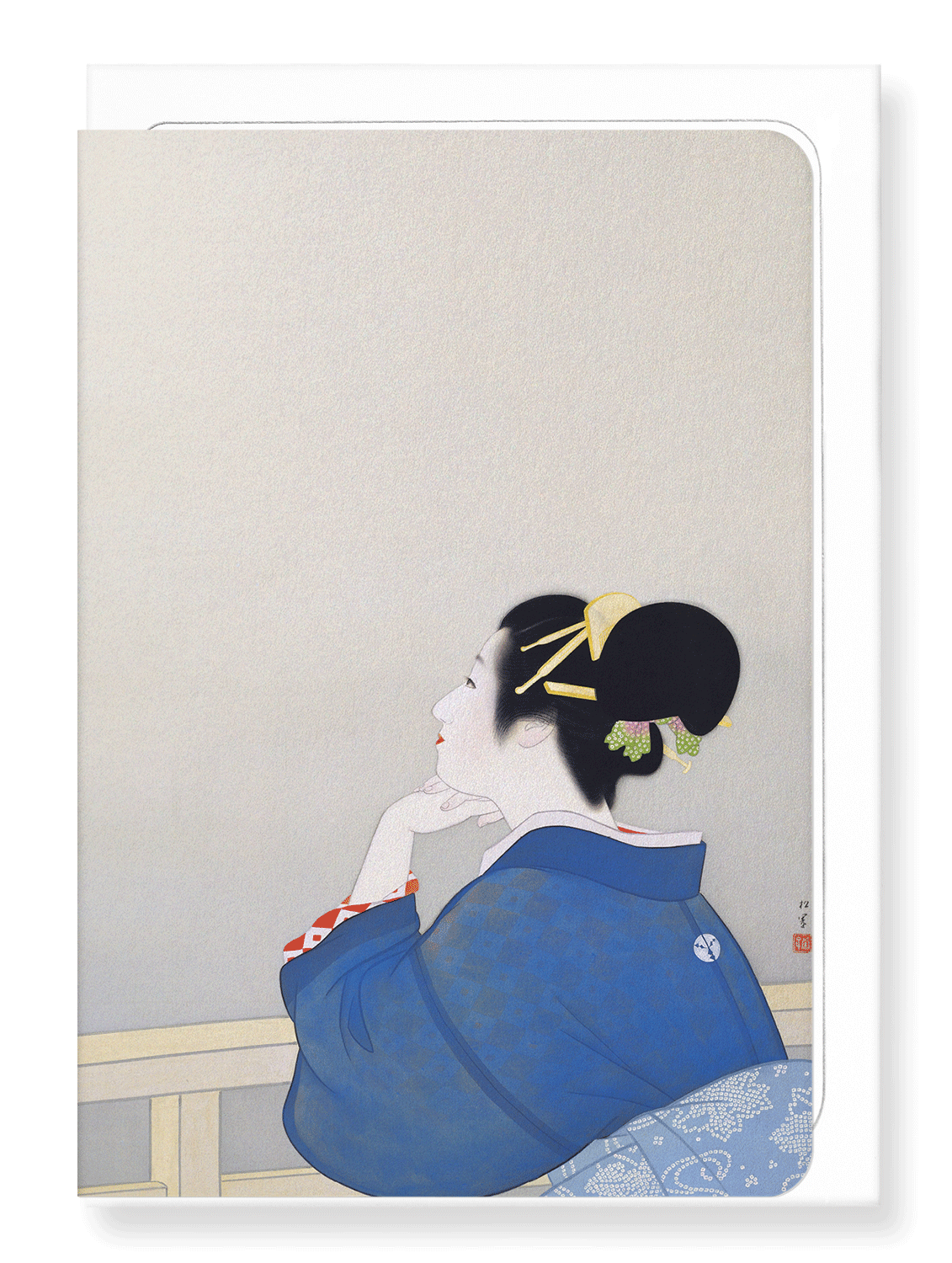 Ezen Designs - Waiting for the moon to rise (1944) - Greeting Card - Front