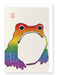 Ezen Designs - Rainbow Frog - Greeting Card - Front