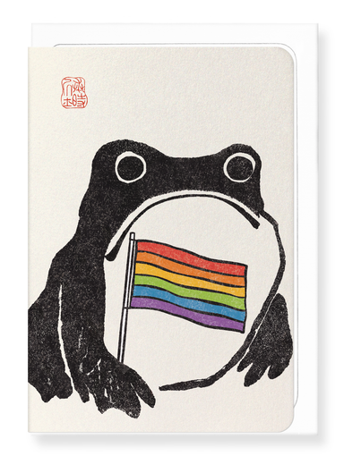 Ezen Designs - LGBTQ+ Ezen Frog - Greeting Card - Front