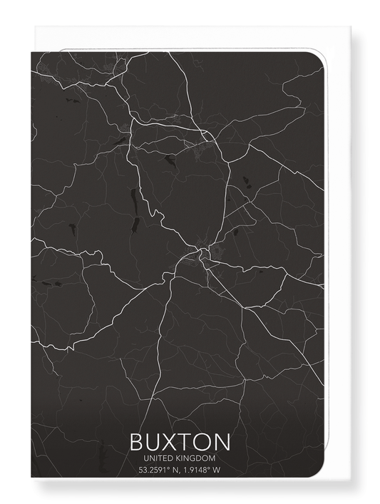 BUXTON FULL MAP: Map Full Greeting Card