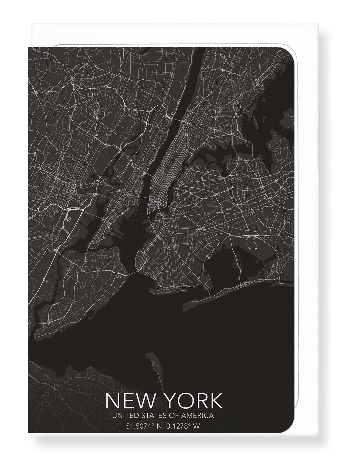 NEW YORK FULL MAP: 8xCards
