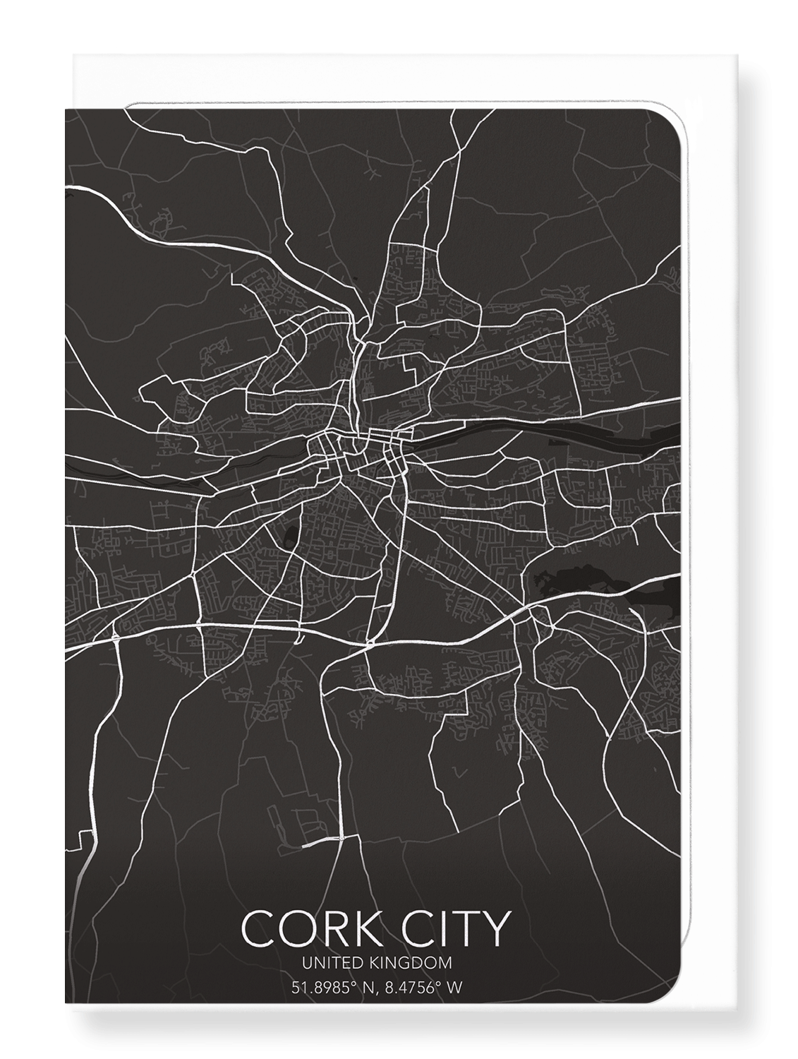 CORK CITY  FULL MAP: 8xCards