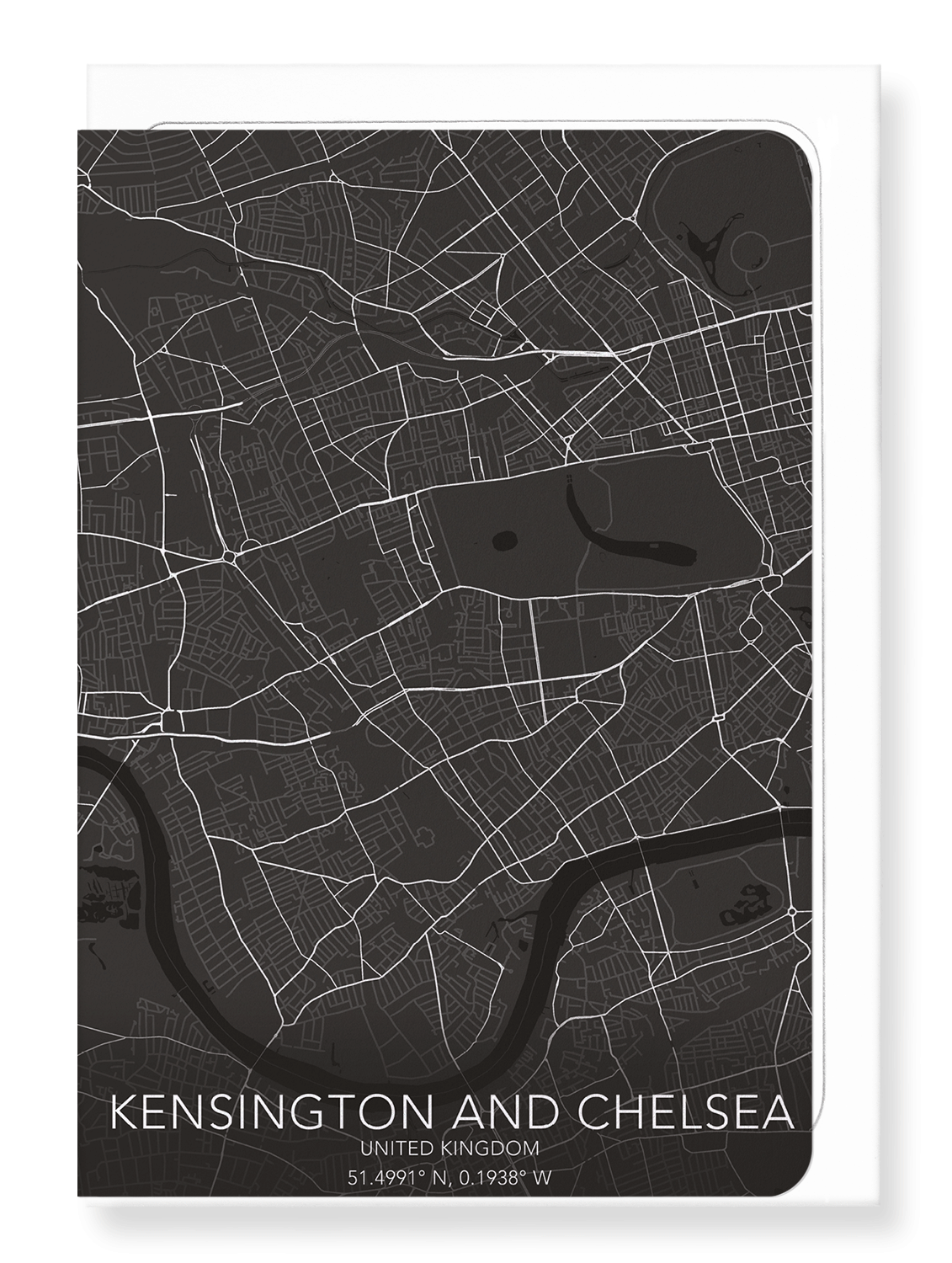 KENSINGTON AND CHELSEA FULL MAP: 8xCards
