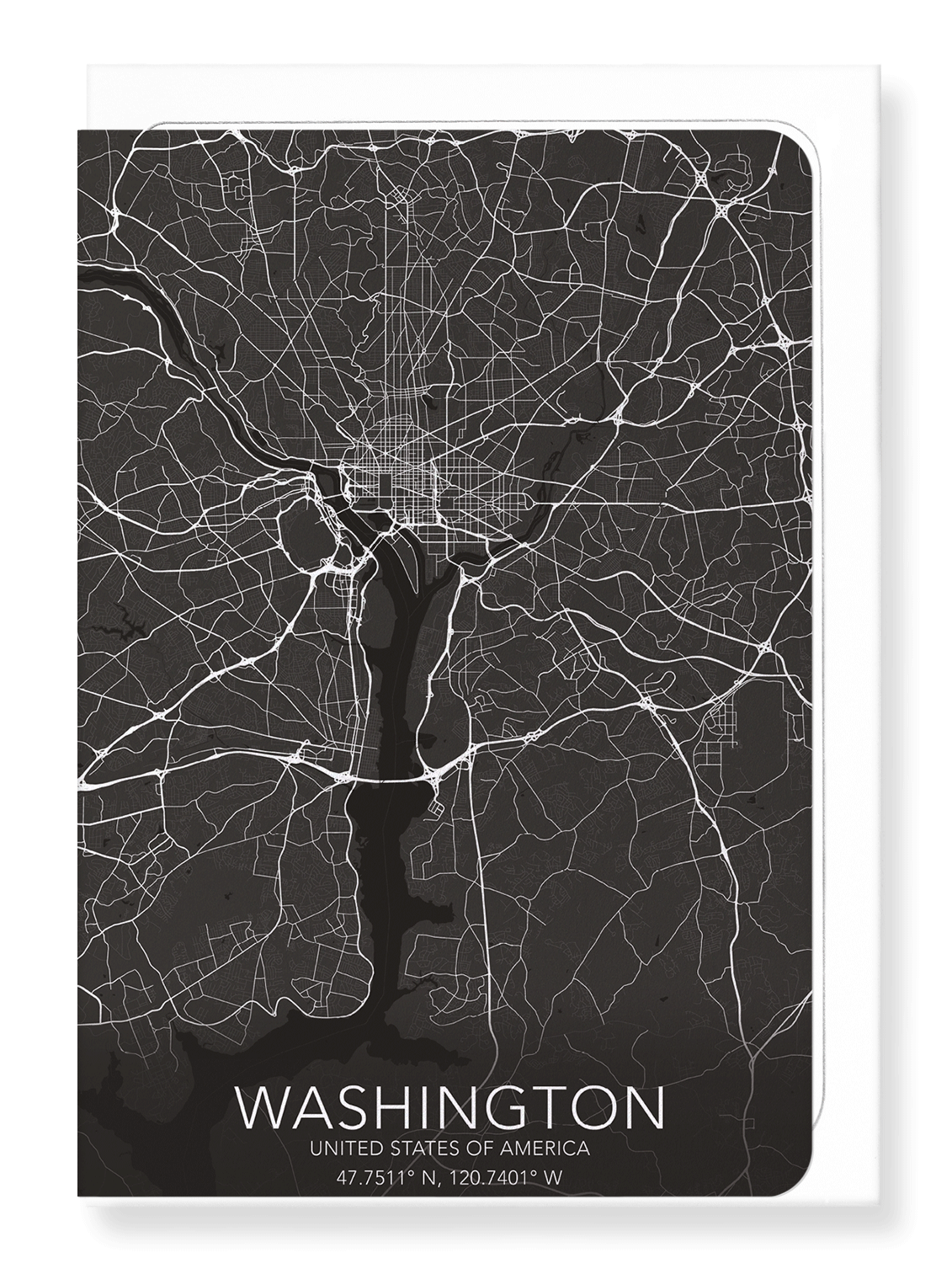 WASHINGTON FULL MAP: 8xCards