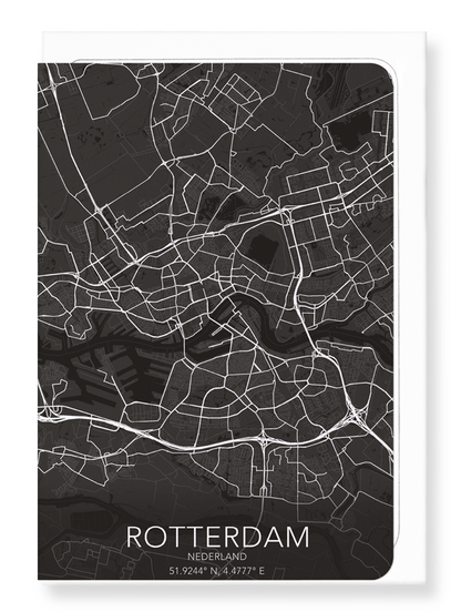 ROTTERDAM FULL: Map Full Greeting Card