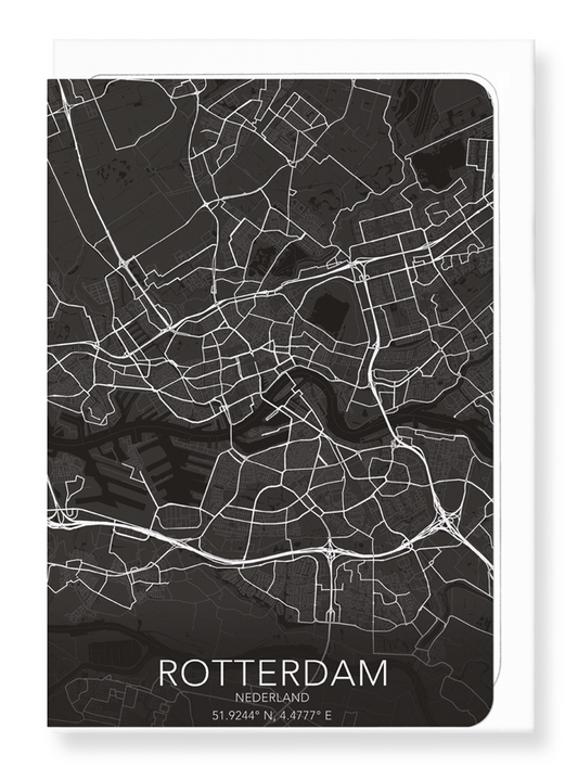 ROTTERDAM FULL: Map Full Greeting Card
