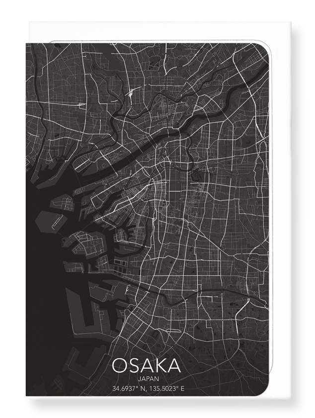 OSAKA FULL: Map Full Greeting Card