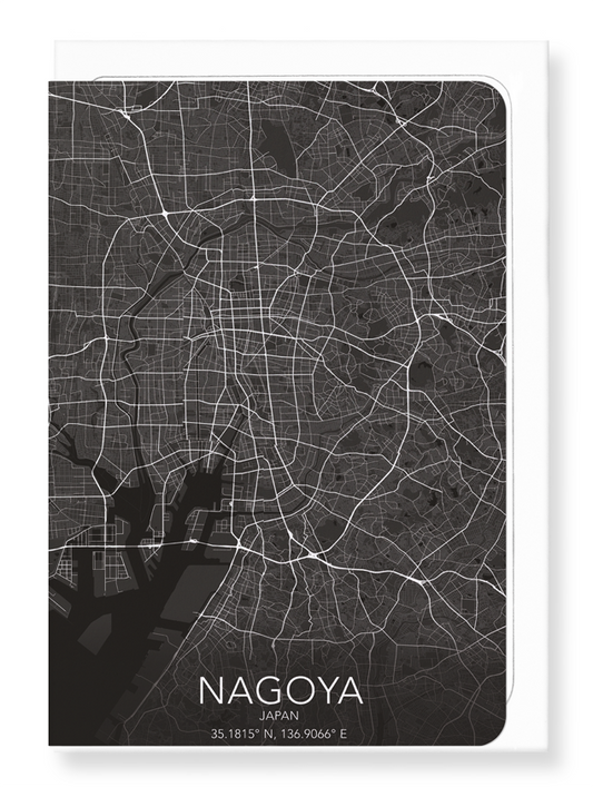 NAGOYA FULL: Map Full Greeting Card