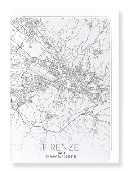FLORENCE FULL: Map Full Greeting Card