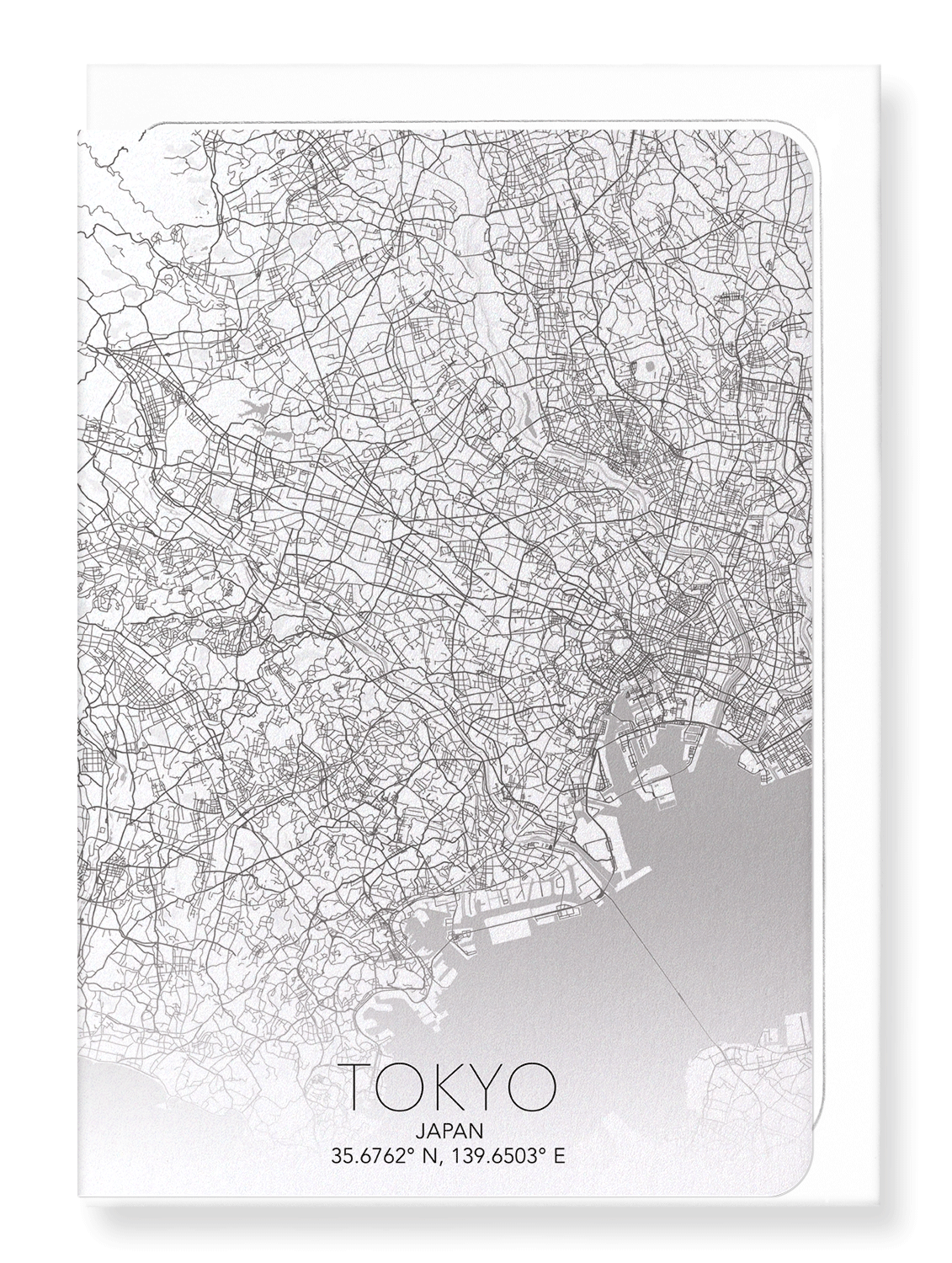 TOKYO FULL: Map Full Greeting Card