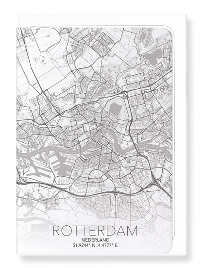 ROTTERDAM FULL: Map Full Greeting Card