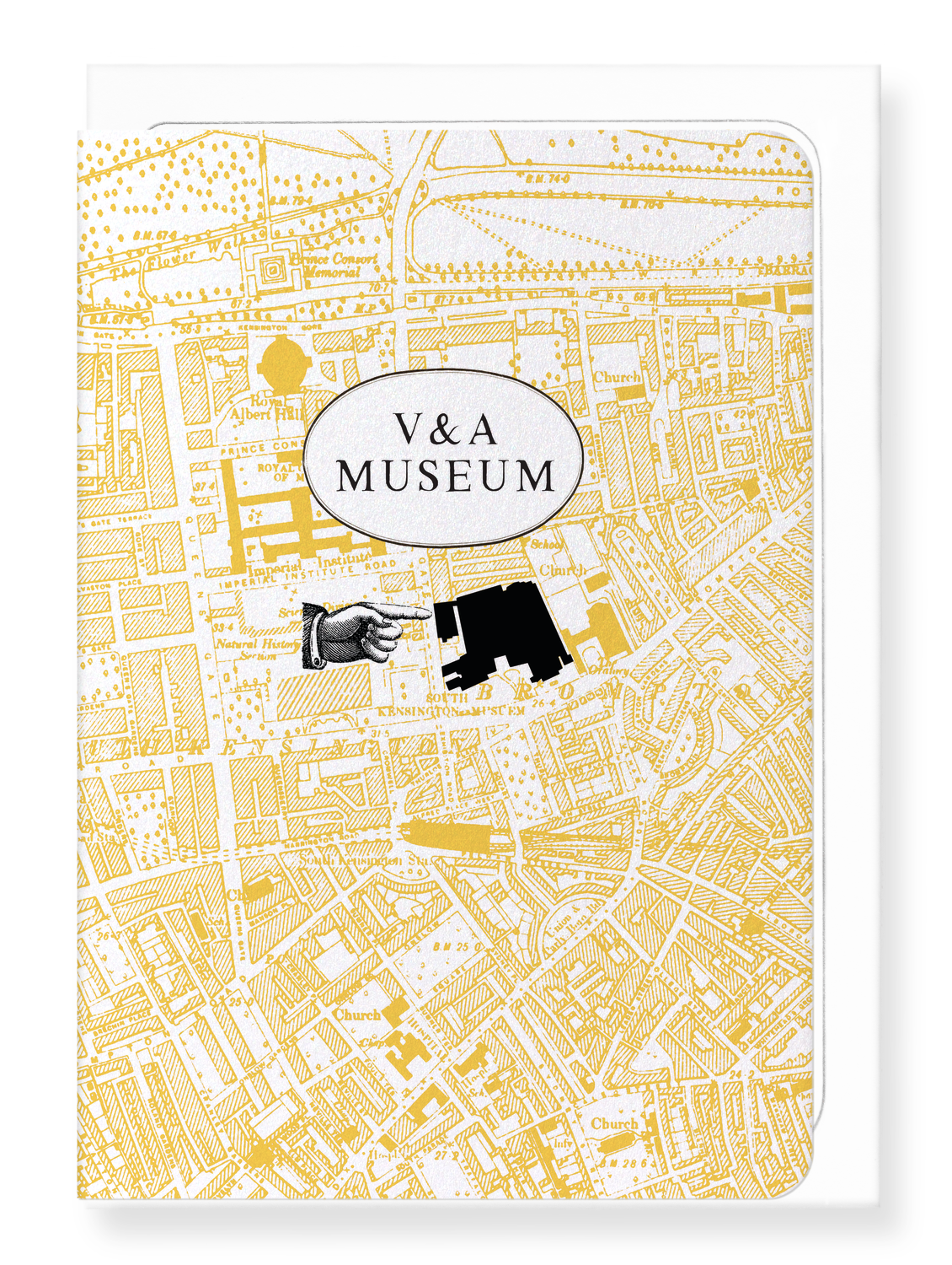 Ezen Designs - V&A Museum - Greeting Card - Front