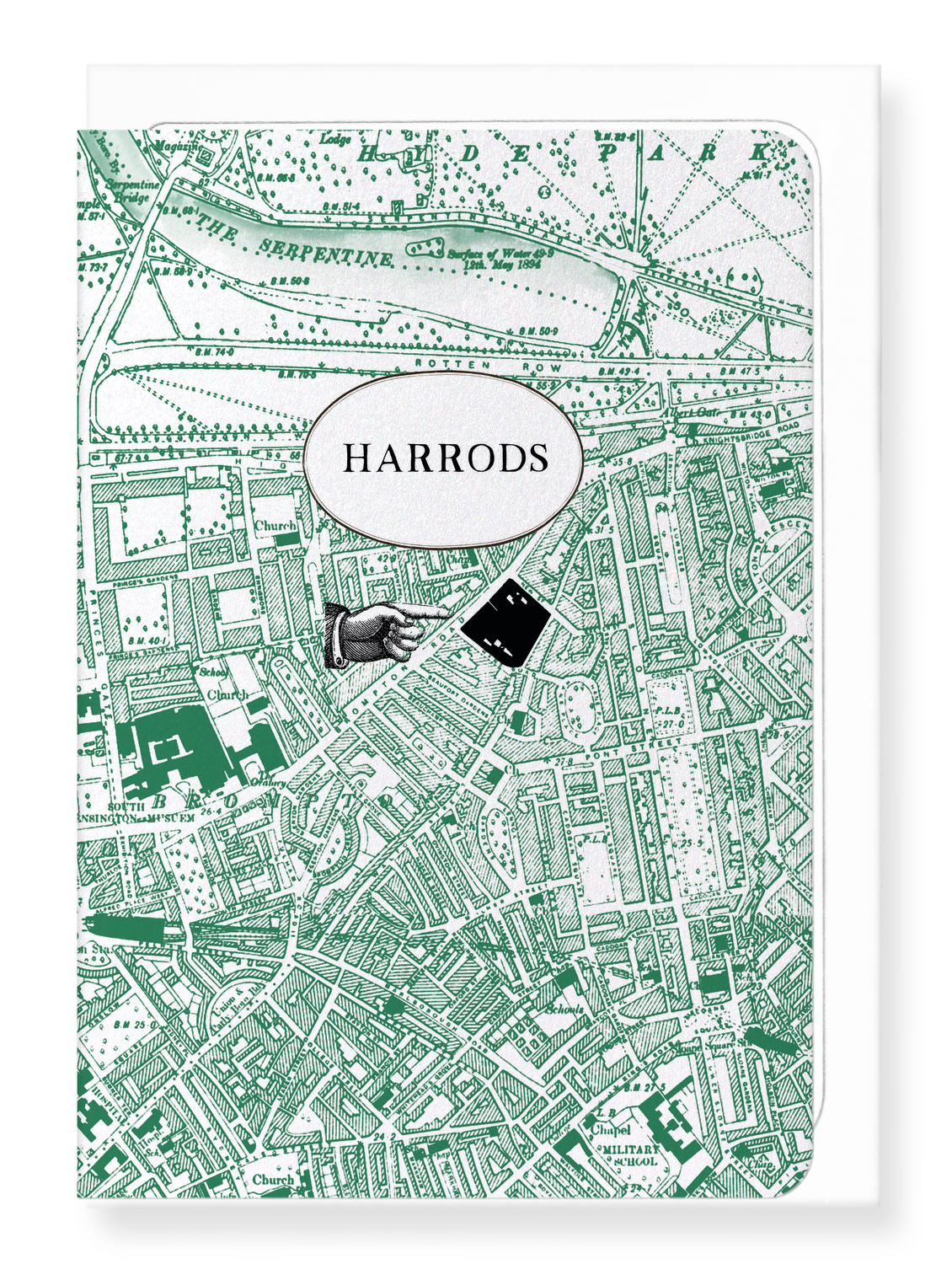 Ezen Designs - Harrods - Greeting Card - Front