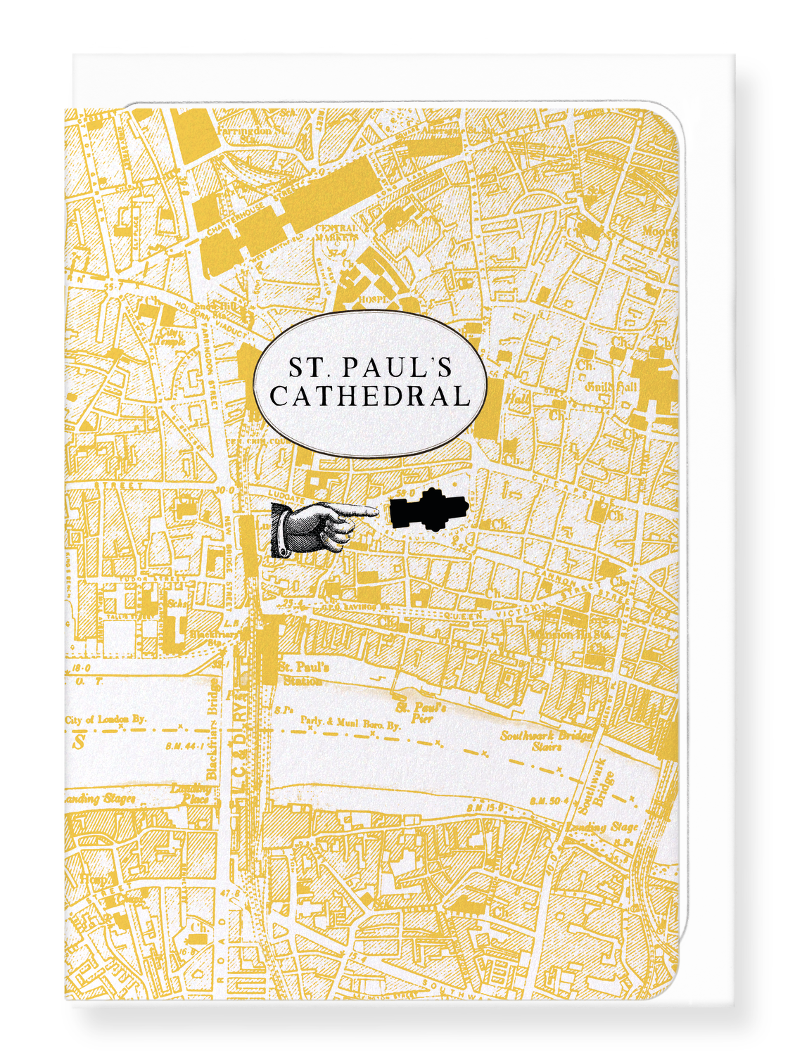 Ezen Designs - St. Paul's Cathedral - Greeting Card - Front