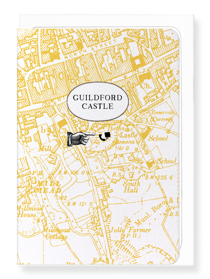 Ezen Designs - Guilford castle - Greeting Card - Front