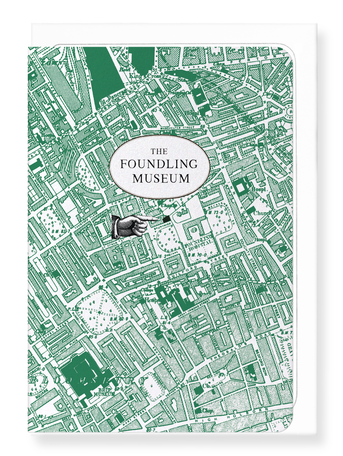 Ezen Designs - The Foundling Museum - Greeting Card - Front