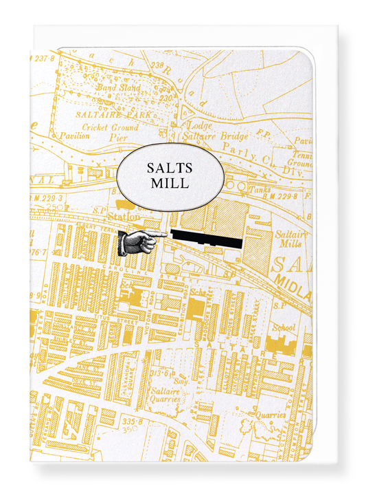 Ezen Designs - Salts Mill - Greeting Card - Front