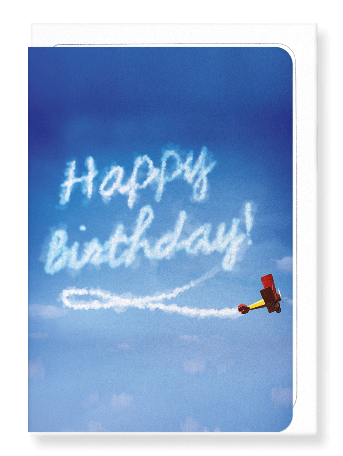 Ezen Designs - Birthday plane - Greeting Card - Front