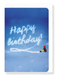 Ezen Designs - Birthday plane - Greeting Card - Front