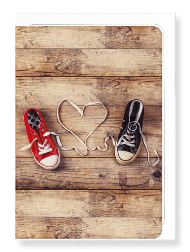 Ezen Designs - Shoelace of love - Greeting Card - Front