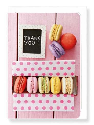 Ezen Designs - Thank you macaron - Greeting Card - Front