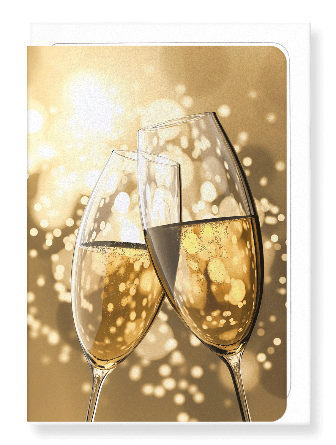 Ezen Designs - Champagne cheers - Greeting Card - Front