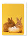 Ezen Designs - Easter bunnies - Greeting Card - Front