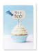 Ezen Designs - It’s a boy cupcake - Greeting Card - Front