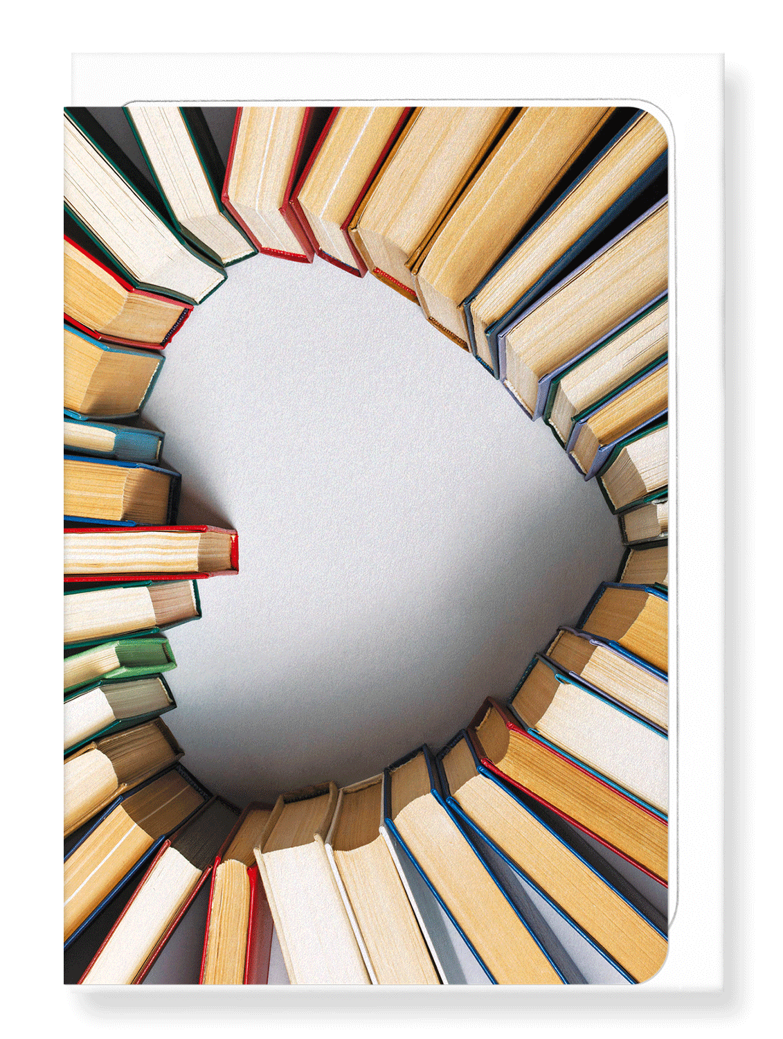 Ezen Designs - Book of heart - Greeting Card - Front