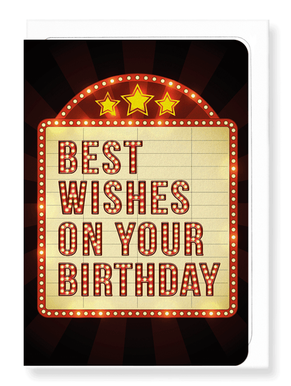 Ezen Designs - Movie birthday wishes - Greeting Card - Front
