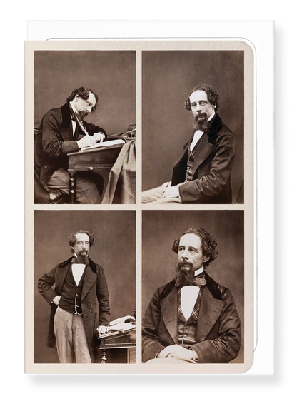 Ezen Designs - Photographs of Charles Dickens: Set C (1858) - Greeting Card - Front