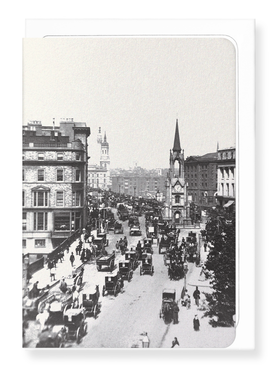 Ezen Designs - London Bridge from Borough (1862-79) - Greeting Card - Front