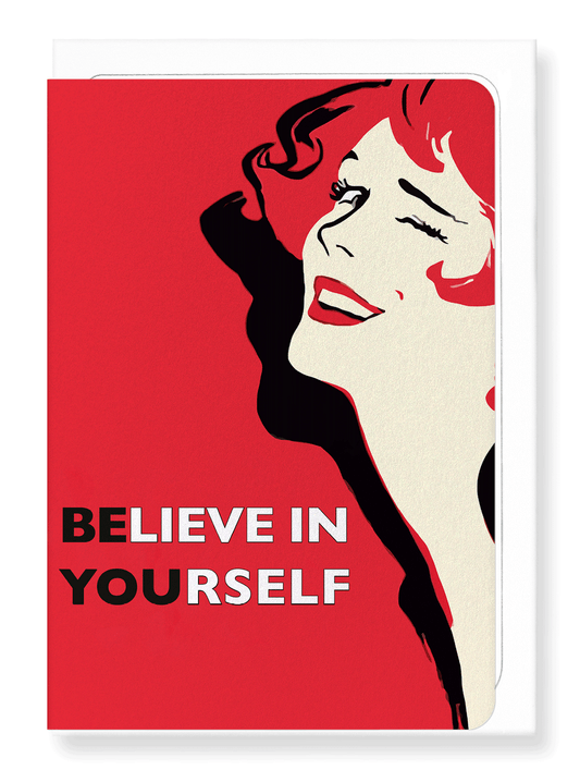 Ezen Designs - Believe in yourself - Greeting Card - Front
