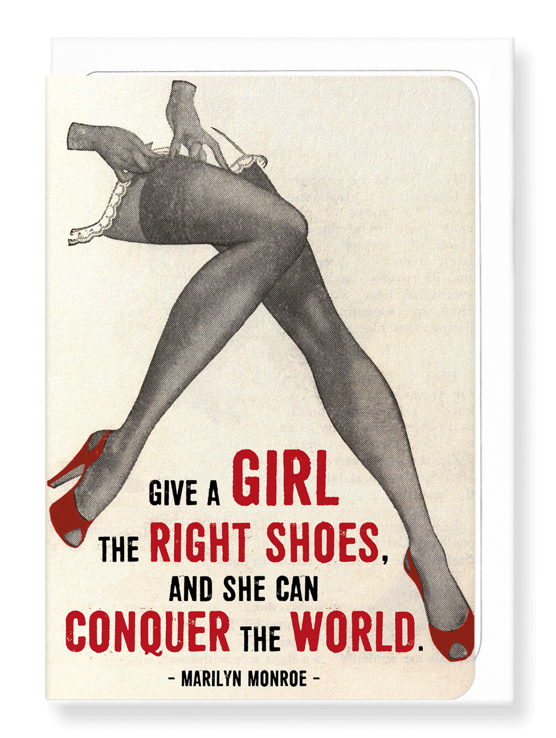 Ezen Designs - Girls and shoes - Greeting Card - Front