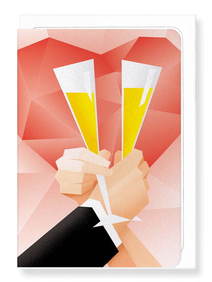 Ezen Designs - Toast of love - Greeting Card - Front