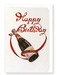 Ezen Designs - Birthday champagne - Greeting Card - Front