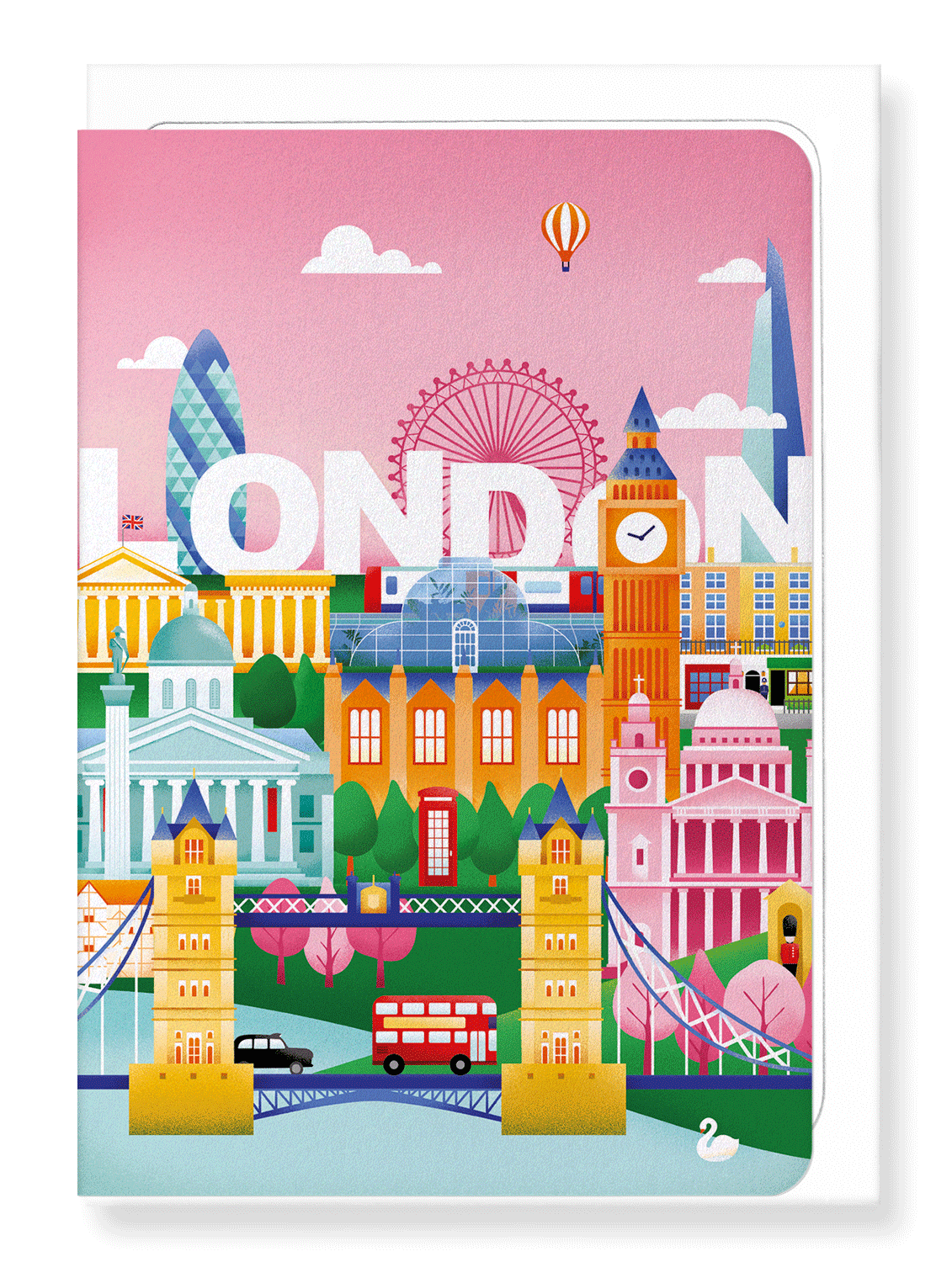 Ezen Designs - London dream city - Greeting Card - Front