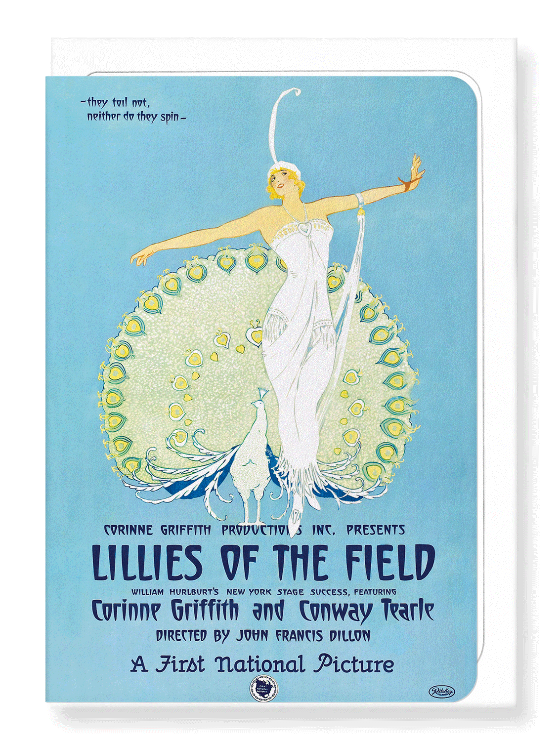 Ezen Designs - Lilies of the field (1924) - Greeting Card - Front