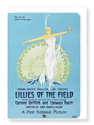 Ezen Designs - Lilies of the field (1924) - Greeting Card - Front