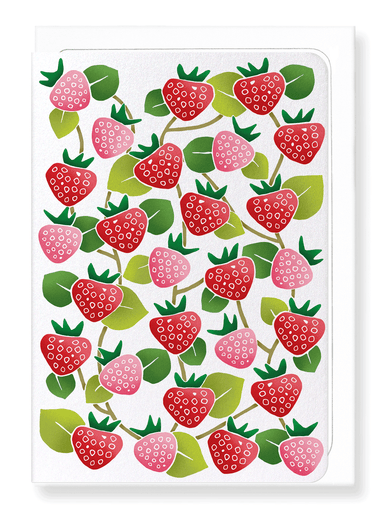 Ezen Designs - Yumeji strawberry - Greeting Card - Front