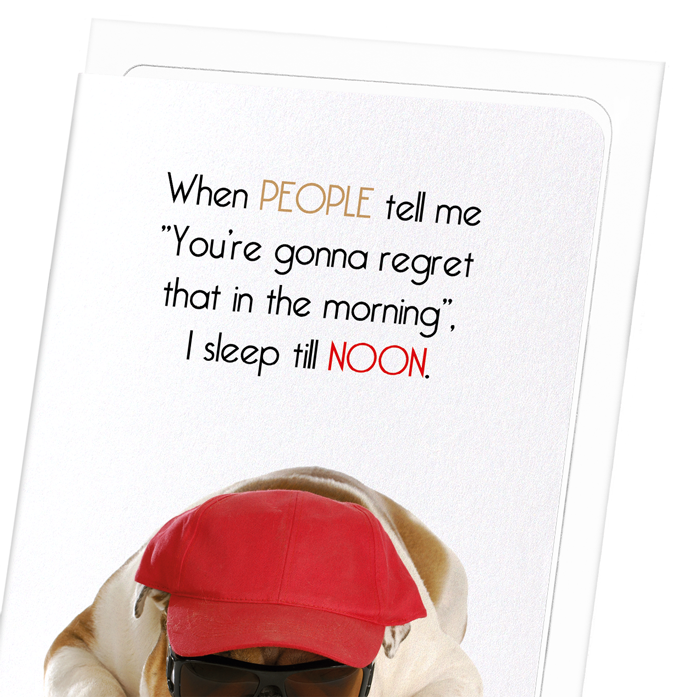 PROBLEM SOLVER: Funny Animal Greeting Card