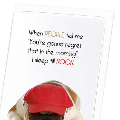 PROBLEM SOLVER: Funny Animal Greeting Card