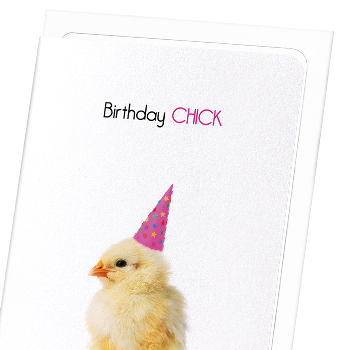 BIRTHDAY CHICK: Funny Animal Greeting Card