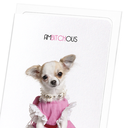 AMBITCHOUS: Funny Animal Greeting Card