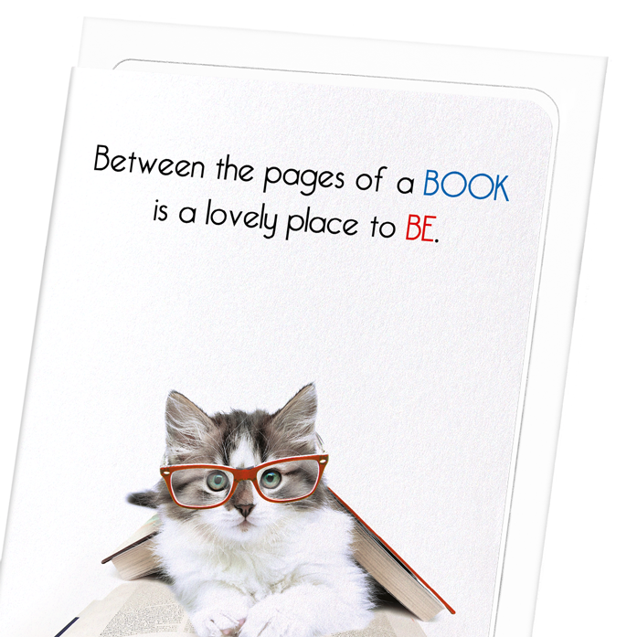 BETWEEN THE PAGES: Funny Animal Greeting Card