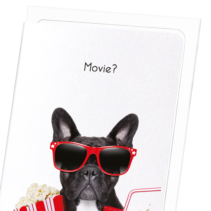 MOVIE FRENCHIE: Funny Animal Greeting Card