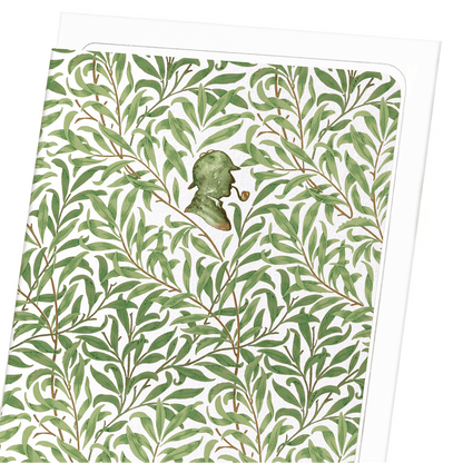 SHERLOCK HOLMES WILLOW BOUGHS: Bespoke Greeting Card